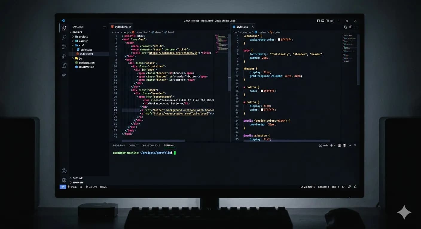 Développement du site web