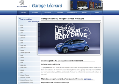 Graphisme | Création de site internet | Peugeot Grace-Hollogne